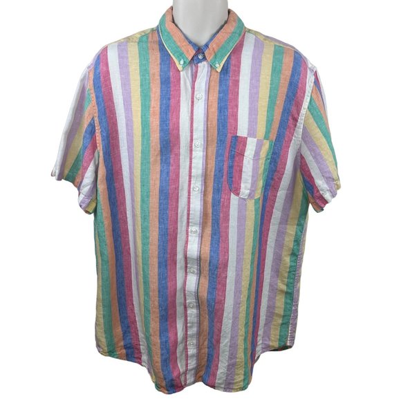 J. Crew Shirts J Crew Baird Mcnutt Irish Linen Short Sleeve Shirt